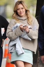 HILARY DUFF on the Set of Younger in Brooklyn 1310