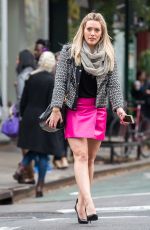 HILARY DUFF on the Set of Younger in New York 2910