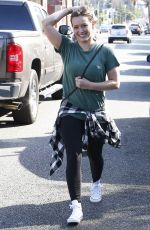 HILARY DUFF Out and About in Los Angeles 1610