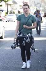 HILARY DUFF Out and About in Los Angeles 1610