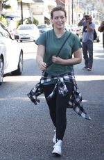 HILARY DUFF Out and About in Los Angeles 1610