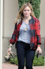 HILARY DUFF Out for Lunch in Los Angeles 1710