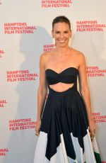 HILARY SWANK at Homesman Premiere in East Hampton