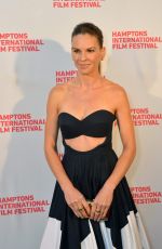 HILARY SWANK at Homesman Premiere in East Hampton