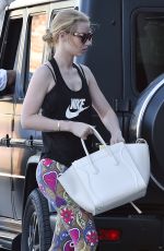 IGGY AZALEA in Tights Out and About in Los Angeles 0210