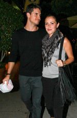 ITALIA RICCI Night Out in Toluca Lake