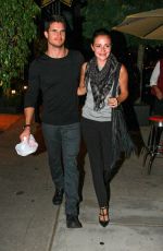 ITALIA RICCI Night Out in Toluca Lake