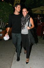 ITALIA RICCI Night Out in Toluca Lake
