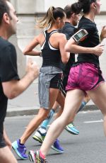 JAMIE CHUNG Running in the Nike 10km Paris Centre Marathon