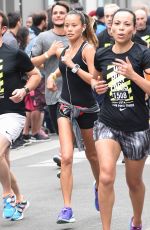 JAMIE CHUNG Running in the Nike 10km Paris Centre Marathon