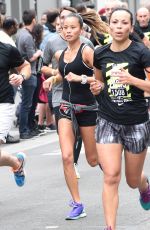 JAMIE CHUNG Running in the Nike 10km Paris Centre Marathon