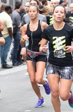 JAMIE CHUNG Running in the Nike 10km Paris Centre Marathon