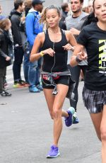 JAMIE CHUNG Running in the Nike 10km Paris Centre Marathon