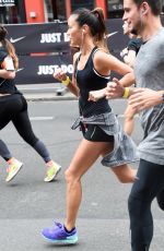 JAMIE CHUNG Running in the Nike 10km Paris Centre Marathon