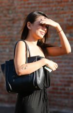 JANEL PARRISH Leaves DWTS Rehearsal in Hollywood