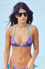 JASMIN WALIA in Bikini on the Beach in Ibiza