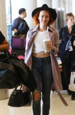 JENA MALONE Arrives at Los Angeles International Airport