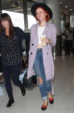 JENA MALONE Arrives at Los Angeles International Airport