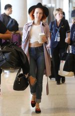 JENA MALONE Arrives at Los Angeles International Airport