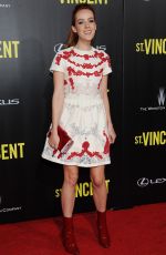 JENA MALONE at St. Vincent Premiere in New York