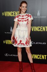 JENA MALONE at St. Vincent Premiere in New York