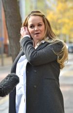 JENNIFER ELLISON leaves a Studios in London 2010