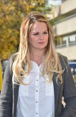 JENNIFER ELLISON leaves a Studios in London 2010
