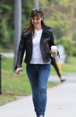 JENNIFER GARNER in Tight Jeans Out in Los Angeles