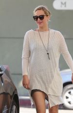 JENNIFER LAWRENCE at a Gas Station in Los Angeles 2710