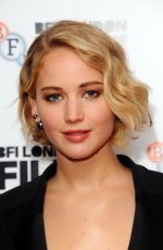 JENNIFER LAWRENCE at Serena Premiere at BFI Film Festival in London