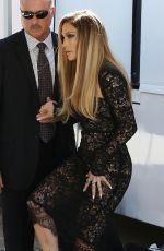 JENNIFER LOPEZ Arrives at a Set od American Idol in Hollywood