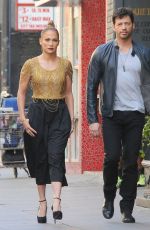 JENNIFER LOPEZ Arrives on the Set of American Idol in Hollywood