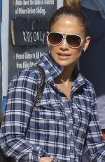 JENNIFER LOPEZ in Jeans at Mr. Bones Pumpkin Patch in West Hollywood