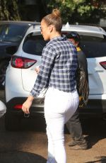 JENNIFER LOPEZ in Jeans at Mr. Bones Pumpkin Patch in West Hollywood