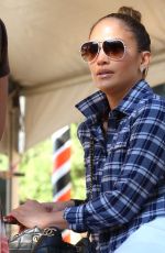 JENNIFER LOPEZ in Jeans at Mr. Bones Pumpkin Patch in West Hollywood
