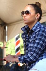 JENNIFER LOPEZ in Jeans at Mr. Bones Pumpkin Patch in West Hollywood