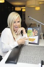 JENNY MCCARTHY at Primp & Polish Salon in New York