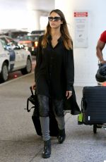JESSICA ALBA Arrives at Los Angeles International Airport 2910
