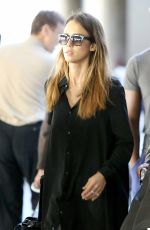 JESSICA ALBA Arrives at Los Angeles International Airport 2910
