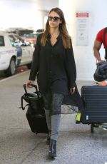 JESSICA ALBA Arrives at Los Angeles International Airport 2910