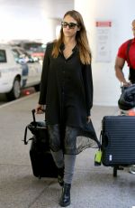 JESSICA ALBA Arrives at Los Angeles International Airport 2910