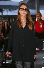 JESSICA ALBA Arrives at Los Angeles International Airport 2910