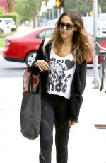 JESSICA ALBA Heads to a Gym in Los Angeles 