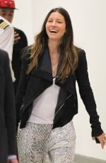 JESSICA BIEL at Airport in Sydney