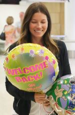 JESSICA BIEL at Airport in Sydney