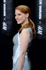 JESSICA CHASTAIN at Alexander Wang and H&M Launch in New York