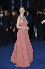 JESSICA CHASTAIN at Interstella Premiere at Odeon Leicester Square in London