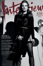 JESSICA CHASTAIN in Interview Magazine, Octoebr 2014 Issue