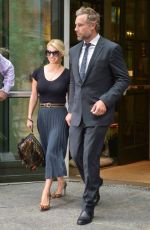 JESSICA SIMPSON Leaves Her Hotel in New York
