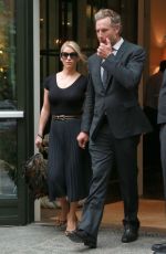 JESSICA SIMPSON Leaves Her Hotel in New York